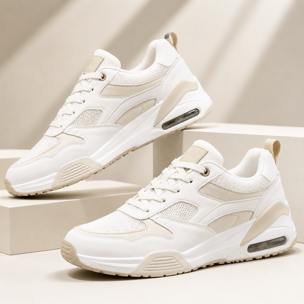 Sneaker ผู้ชาย สีขาวครีม