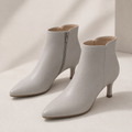 Ankle Boots (บู้ทข้อสั้น): ความยาวคลุมข้อเท้า ผู้หญิง สีเทาอ่อน